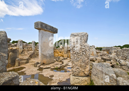 Torralba d ' en Salord prähistorische Siedlung Menorca Menorca Stockfoto