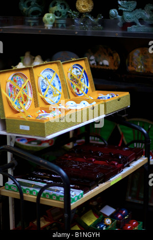 Hong Kong Stanley Market Farben und Texturen Stockfoto