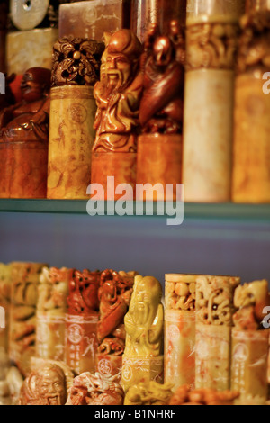 Hong Kong Stanley Market Farben und Texturen Stockfoto