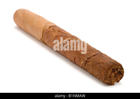 Objekt auf weißen Zigarre Stockfoto