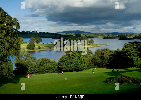 Lough Muckno Freizeitpark Castleblaney Monaghan Stockfoto