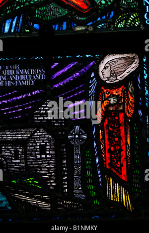 Harry Clarke Stained Glass Windows St. Josephs Kirche Carrickmacross Monaghan Stockfoto