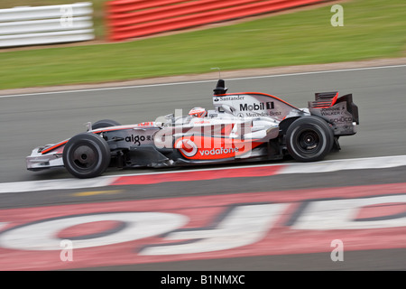 Heikki Kovalainen in 2008 Vodafone Mclaren Mercedes, Club verlassen Stockfoto