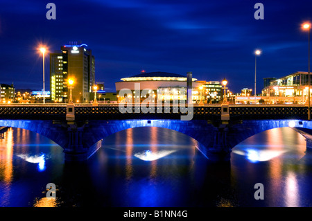 Waterfront Hall Laganside Belfast Nordirland Stockfoto