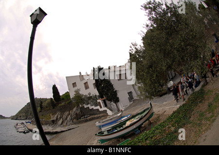 Salvador Dali-Haus, jetzt ein Museum, Port Lligat, Cadaques, Spanien Stockfoto