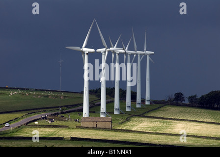 Windkraftanlagen, Penistone Windpark Stockfoto