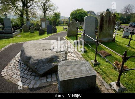 St. Patricks Grab, Downpatrick Cathedral Co Down-Nordirland Stockfoto