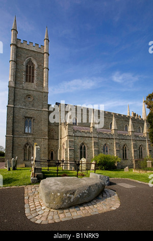 St. Patricks Grab, Downpatrick Cathedral Co Down-Nordirland Stockfoto