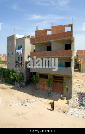 Niedrigem Einkommen Gehäuse in Gizeh-Viertel von Kairo-Ägypten Stockfoto