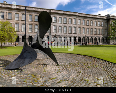 Die alte Bibliothek Trinity College Dublin Irland Stockfoto