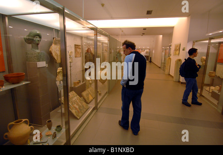 Empúries archäologischen park bilden Bestandteil das Archäologiemuseum von Katalonien, Spanien Stockfoto