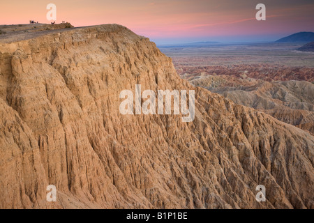 Die Badlands von Schrift s Punkt Anza Borrego Desert State Park California Stockfoto