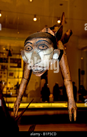 Hentakoi aus Holz Figuren Menluana 19. Jahrhundert Stockfoto