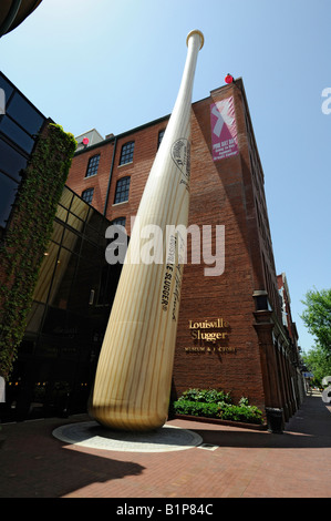 Louisville Slugger Baseball-Fabrik und Hillerich Bradsby Museum in Louisville Kentucky KY Stockfoto