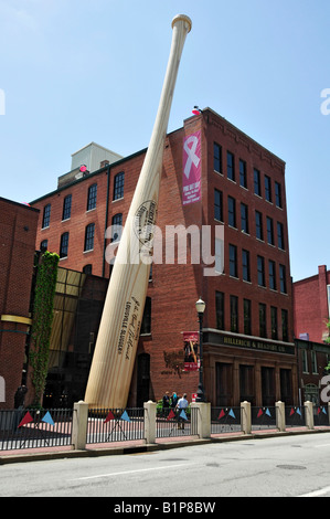 Louisville Slugger Baseball-Fabrik und Hillerich Bradsby Museum in Louisville Kentucky KY Stockfoto