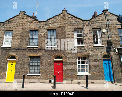 Reihe von Klasse 2 aufgeführten Reihenhaus Häuser Roupell Street Waterloo Lambeth London Stockfoto