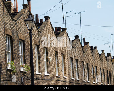 Klasse 2 aufgeführten Reihenhäuser Roupell Street Waterloo Lambeth London Stockfoto