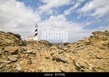 Kap Favaritx Leuchtturm Menorca Minorca Stockfoto