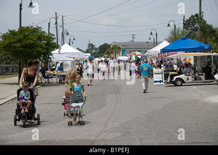 Jährliche Carrabelle Riverfront Festival Carrabelle Florida Stockfoto