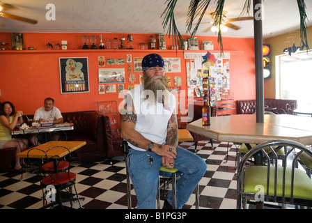 Carrabelle Junction Restaurant Kaffee Soda Shop Carrabelle Florida Stockfoto