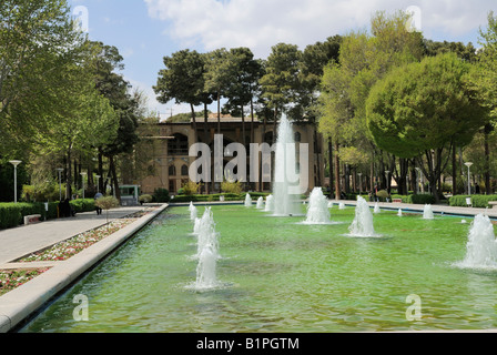 Safavid Garten Palast des Hasht Behesht (die acht Paradiese), Isfahan, Iran, Naher Osten Stockfoto