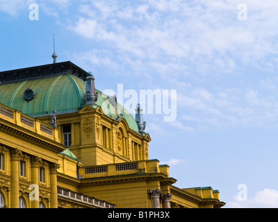 Croatian National Theatre, Zagreb, Kroatien. Stockfoto