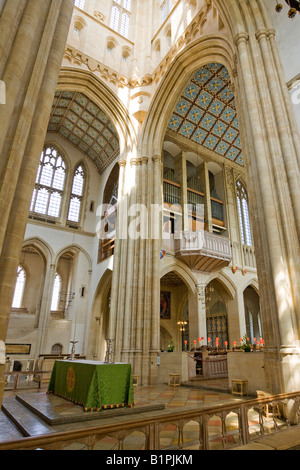 Innendach der St James / St Edmundsbury Cathedral in Bury St Edmunds, Suffolk, UK Stockfoto