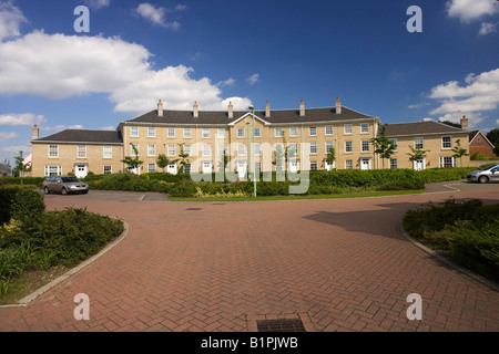 neue exklusive Reihenhäuser in Daisy Avenue in Bury St Edmunds, Suffolk, UK Stockfoto