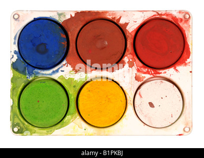 Künstler-palette Stockfoto