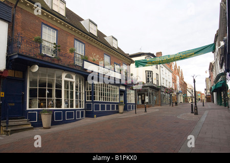 Abbeygate Straße in Bury St Edmunds, Sufolk, UK Stockfoto