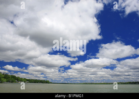 Seenlandschaft in der Region der Finger Lakes, Keuka lake Stockfoto