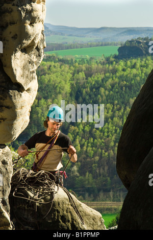 Hirschgrund Elbsandsteingebirge-Deutschland Stockfoto