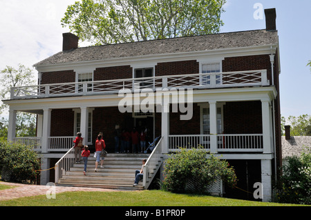 Appomattox Court House National Historic Site wo General Lee, General Grant kapitulierte, der Vereinigte Staaten Bürgerkrieg zu beenden. Stockfoto