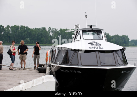 38 Fuß mit Twin Dieselmotor Fähre Stockfoto