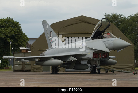 Eurofighter Typhoon F2 auf Militärflugplatz Stockfoto