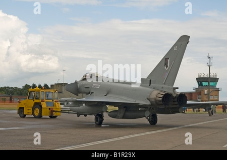 Eurofighter Typhoon F2 auf Militärflugplatz Stockfoto