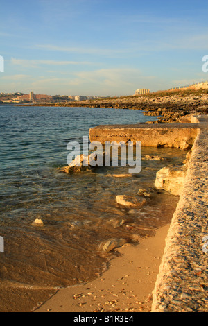 Strand von Qawra, Malta Stockfoto