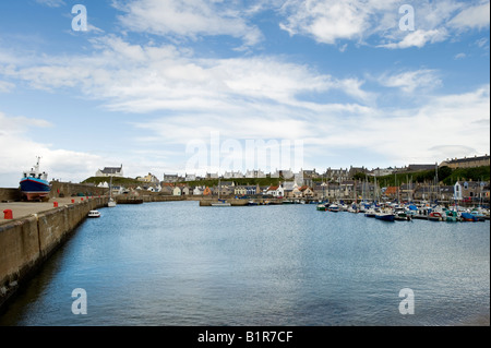 Findochty Hafen, Moray, Schottland Stockfoto