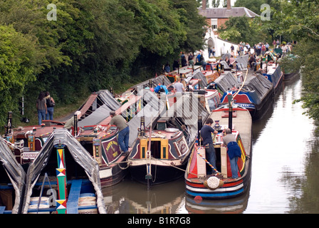 Braunston historischen Narrowboat Rallye Grand Union Canal Stockfoto