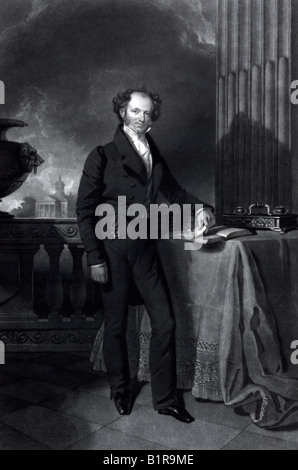 Porträt der USA Präsident Martin Van Buren, 8. Präsident der Vereinigten Staaten 1837-1841 Stockfoto