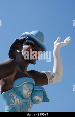 Las Fallas Fiesta, Hogueras de San Juan, Javea / Xabia, Provinz Alicante, Comunidad Valenciana, Spanien Stockfoto