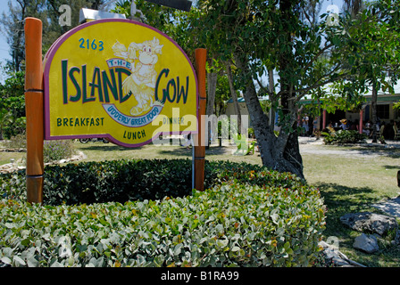 "Insel-Kuh" Restaurant, Sanibel Island Stockfoto