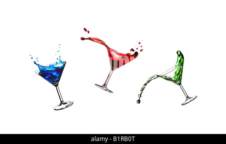 Fliegende cocktails