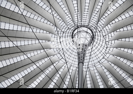 Kuppel des Sony-Centers auf der Potsdamer Platz in Berlin, Deutschland, Europa Stockfoto