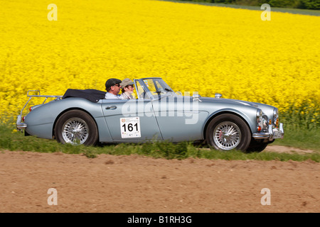 Austin Healey 3000 Mark III BJ8, Baujahr 1967, Oldtimer Ralley Wiesbaden 2008, Hessen, Deutschland, Europa Stockfoto