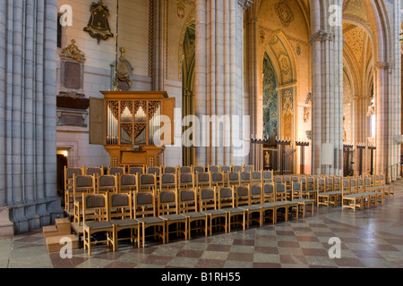 Interieur, Kathedrale von Uppsala, Schweden, Skandinavien, Europa Stockfoto