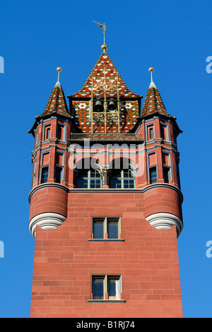 Detail, Rathaus, Basel, Kanton Baselstadt, Schweiz, Europa Stockfoto