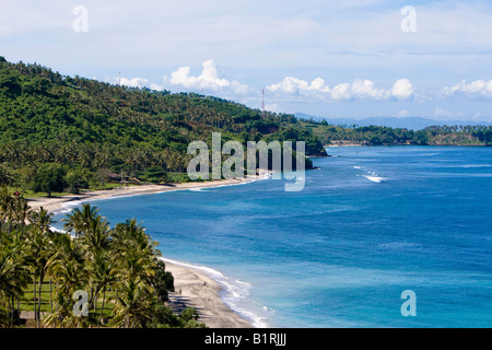 Abgelegenen Bucht in der Nähe von Senggigi Lombok Insel kleinen Sunda-Inseln, Indonesien, Asien Stockfoto