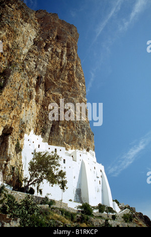 Kloster Chrysovittissa, Amorgos, Kykladen, Griechenland Stockfoto