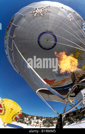 Arosa Ballon Festival, Graubünden, Schweiz Stockfoto